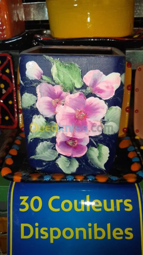 Vases Céramiques avec Plantes Naturell