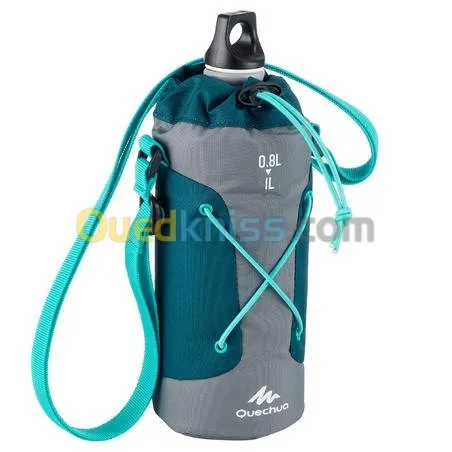 HOUSSE DECATHLON ISOTHERME POUR GOURDE RANDONNÉE GRIS/BLEU
