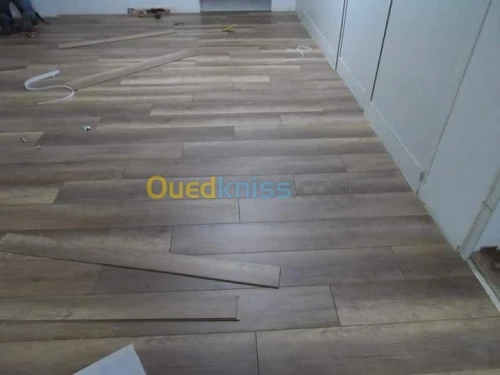 Pose parquet, gerflex, moquette
