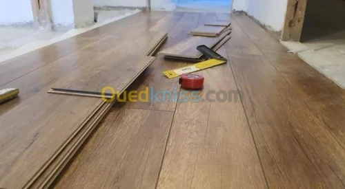 Pose parquet, gerflex, moquette