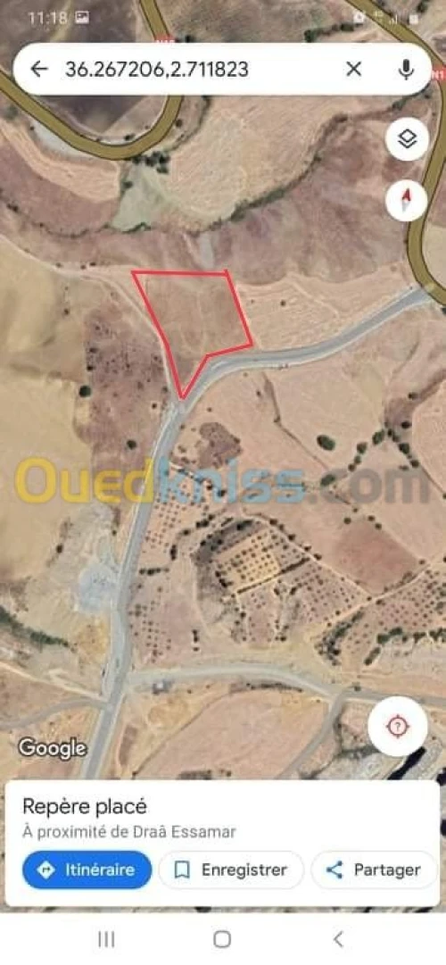 Vente Terrain Medea Medea