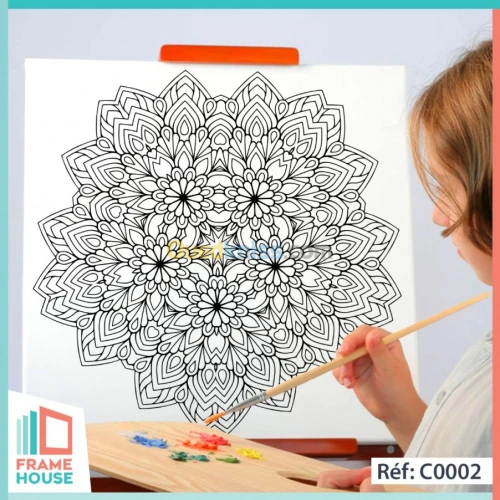 Cadres décoratifs et coloriage