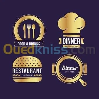 Logo design pour les restaurants 