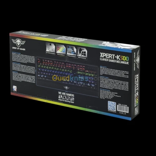 CLAVIER GAMER MECANIQUE SOG XPERT K500