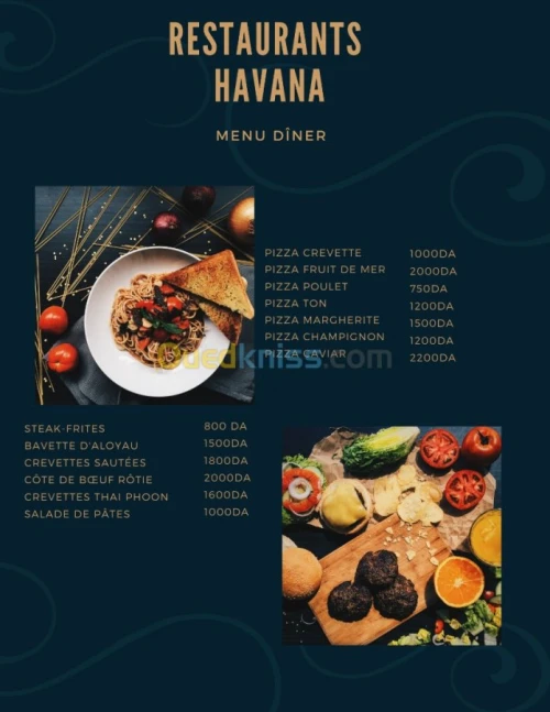 logo design/ service menu restaurant