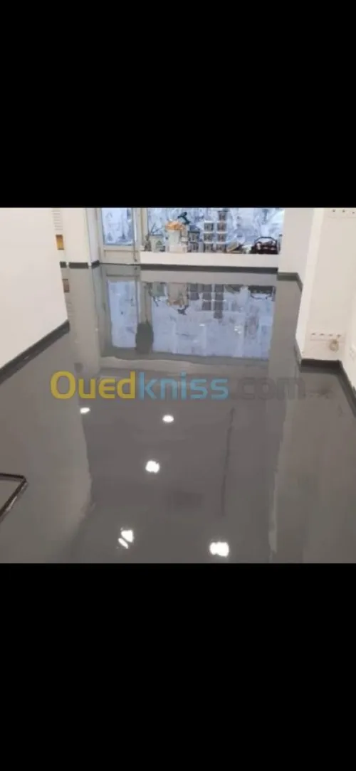 Revêtement de sol en résine epoxy 