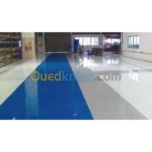 Revêtement de sol en résine epoxy 