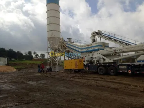 Montage/réparation centrale à béton