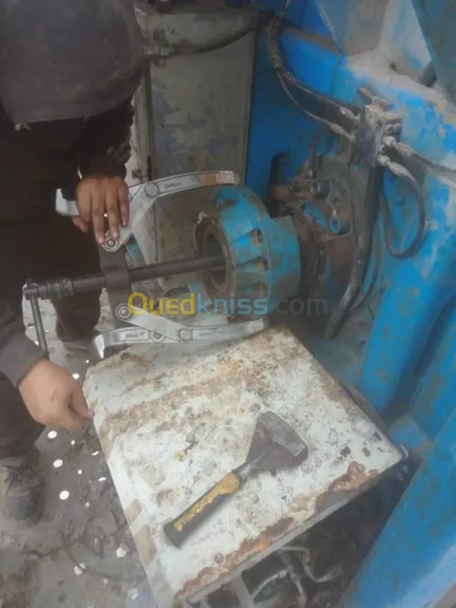 Montage/réparation centrale à béton