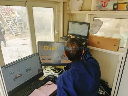 Montage/réparation centrale à béton