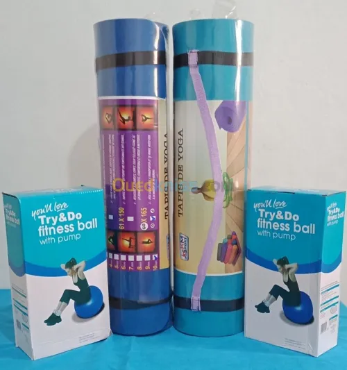 Tapis de yoga & gym Ball 