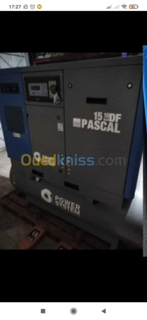 Compresseur a vis pascal 20chv 