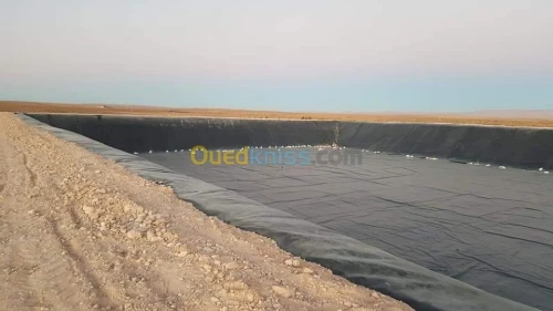 Travaux de Géomembrane et Géotextile 