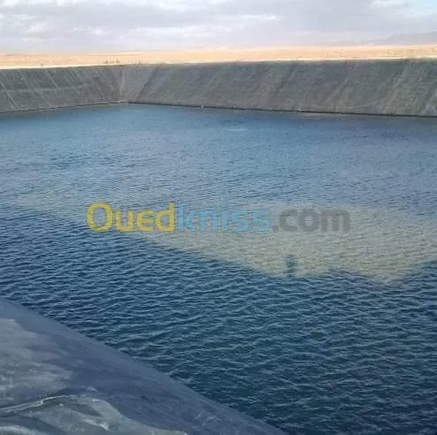 Travaux de Géomembrane et Géotextile 