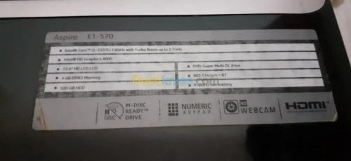 Pc acer aspire e1-570