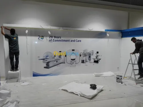  Habillage vitrine Décoration intérieur et extérieur Habillage vitrine et panneau publicit