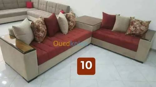 salon moderne Fait de tissu turc 