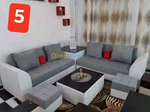 salon moderne Fait de tissu turc 