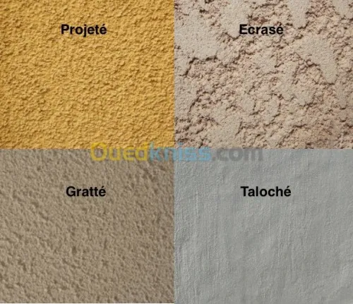 Fournitures et pose monocouch peinture