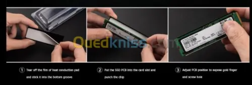 dissipateur  en aluminium M2 SSD NVMe