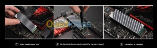 dissipateur  en aluminium M2 SSD NVMe