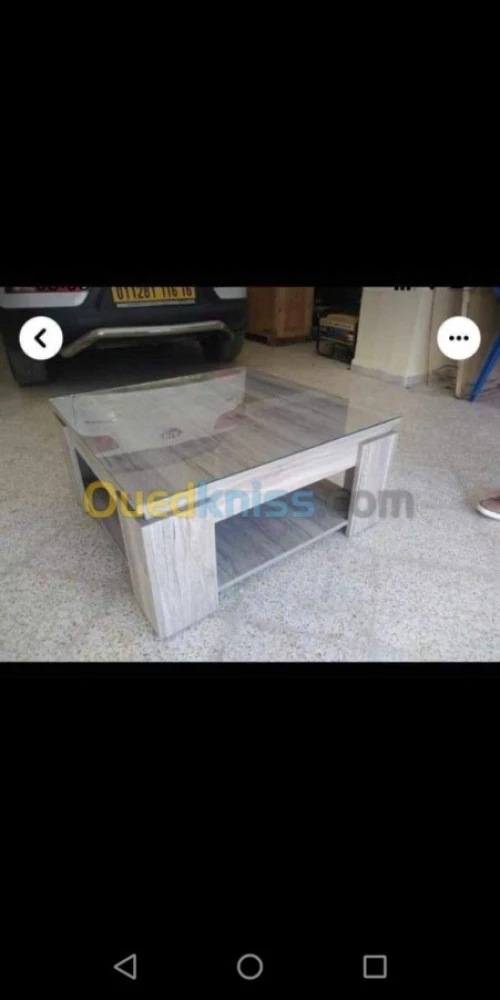 Tables basses avec verre 