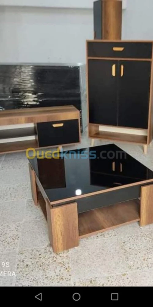 Tables basses avec verre 