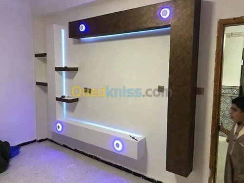 Placo plâtre pvc pinture