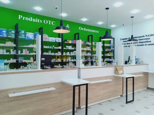 Aménagement de pharmacie