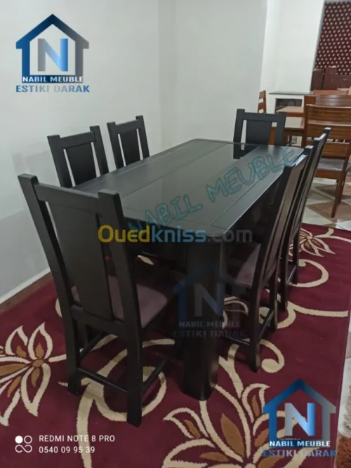 Table Hêtre 150x80 cm