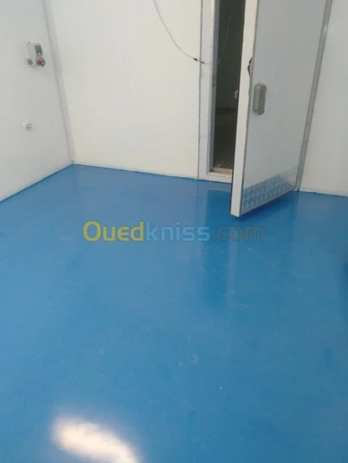  Ponçage de béton et epoxy industriel