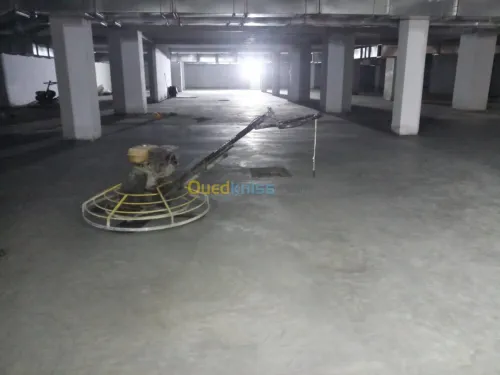 Talochage béton industriel en hélicoptère 