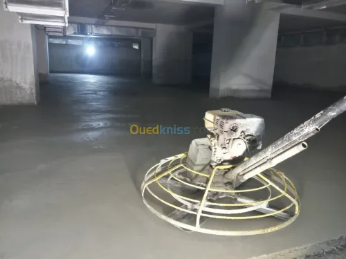 Talochage béton industriel en hélicoptère 