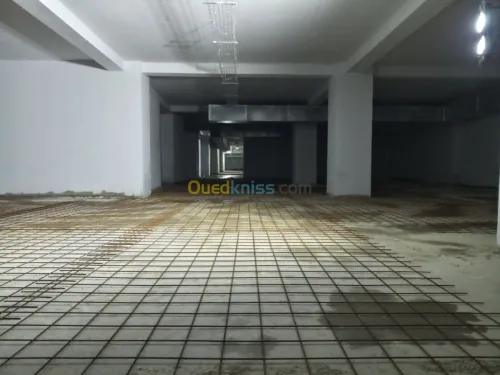 Talochage béton industriel en hélicoptère 