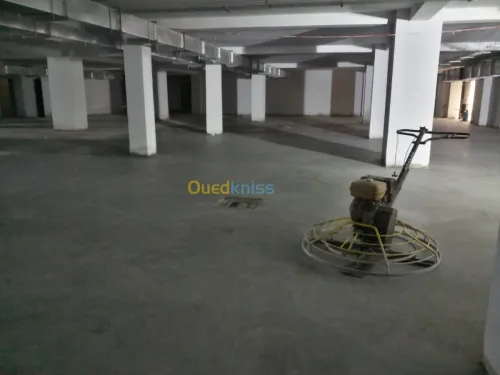 Talochage béton industriel en hélicoptère 