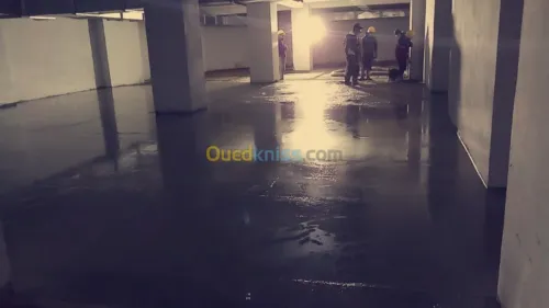 Talochage béton industriel en hélicoptère 