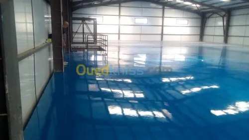 Talochage béton industriel en hélicoptère 