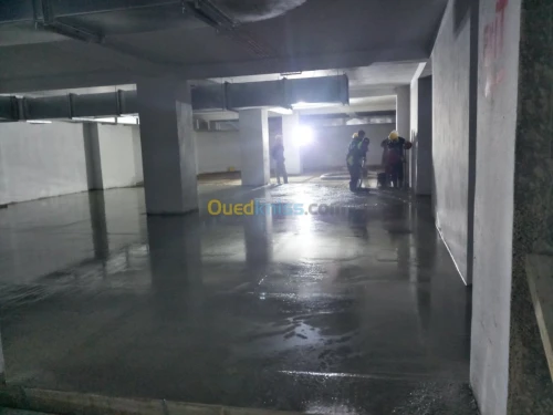 Talochage béton industriel en hélicoptère 