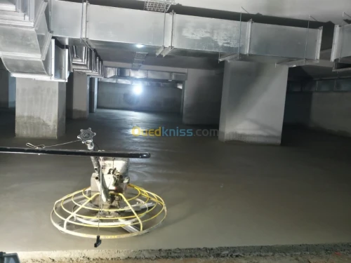 Talochage béton industriel en hélicoptère 