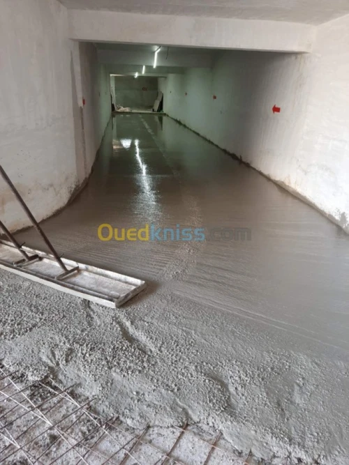 Talochage béton industriel en hélicoptère 