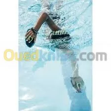 Plaquettes de Natation Quick-In 500 Bleu Jaune