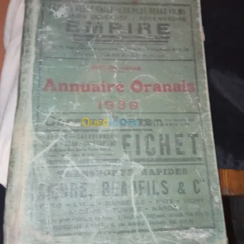 Annuaire Oranais 1939