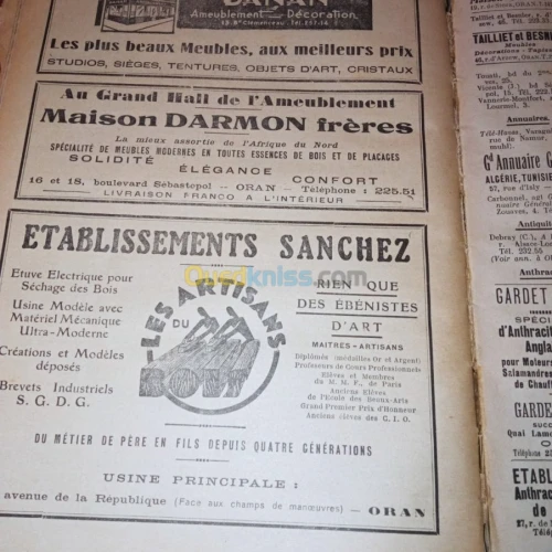 Annuaire Oranais 1939