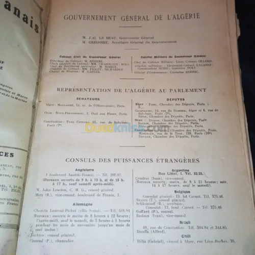 Annuaire Oranais 1939