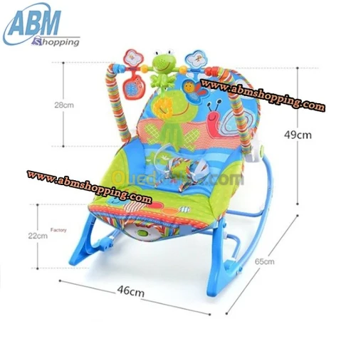 Transat bascule et musical pour bébé  (F)