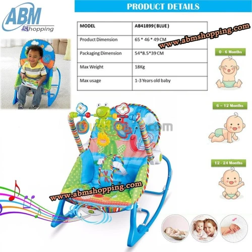 Transat bascule et musical pour bébé  (F)