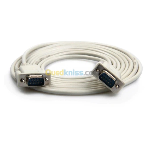 Câble DB 09 RS232 COM M/M - F/F 1.5Metre