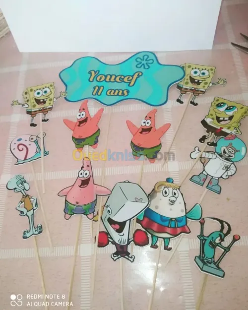 Impression alimentaire et topper