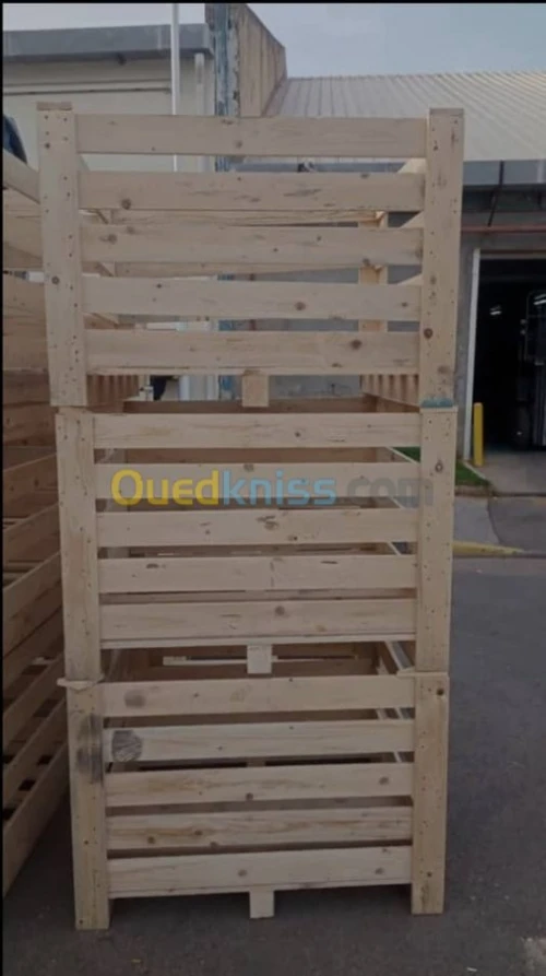 caisse en bois et palox