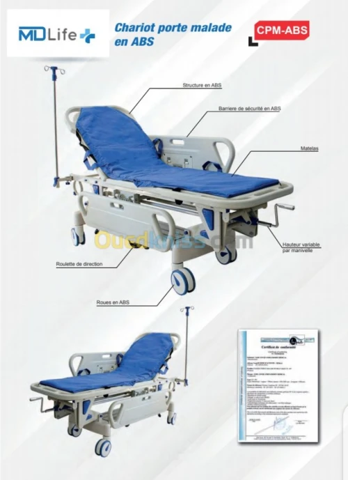 Lit D'hôpital Équipements-Mobilier 